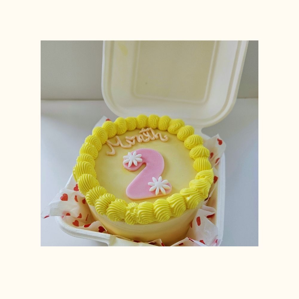 Custom Bento Cake Vegan