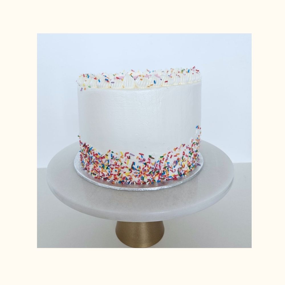 Classic Sprinkle Birthday Cake