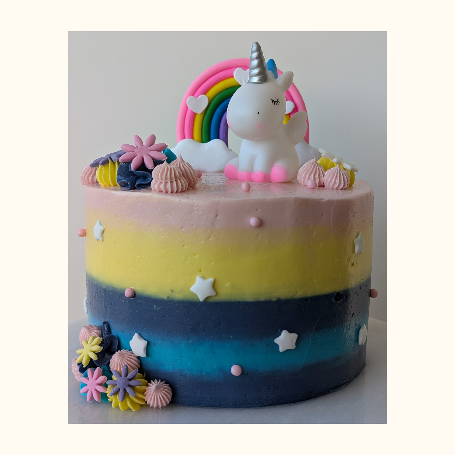 Unicorn Rainbow Cake