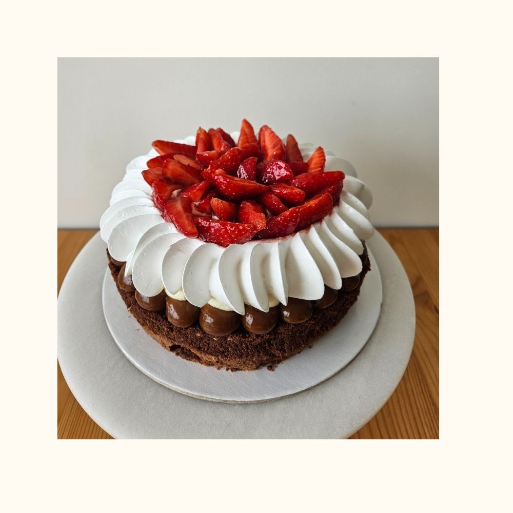 Strawberry Marquise Cake