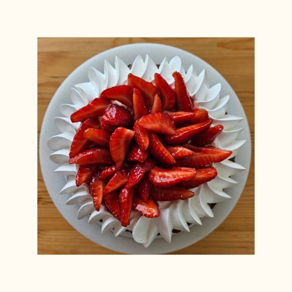 Strawberry Marquise Cake