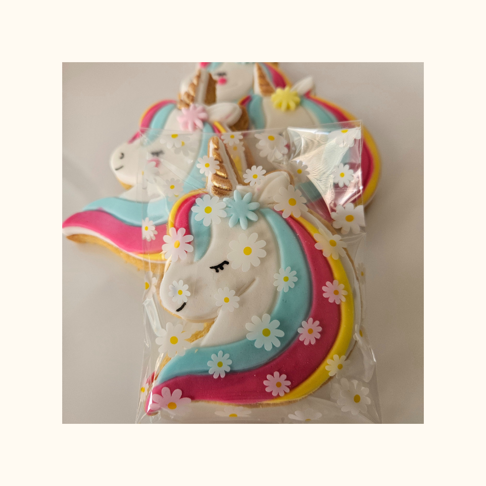 Combo Unicorn Rainbow Cake and Unicorn Cookies