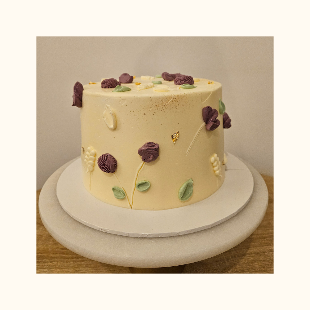 Rustic Garden Floral Cake