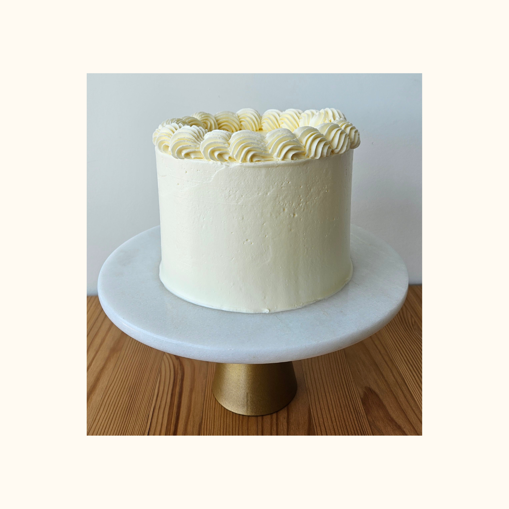 Classic White Buttercream Cake