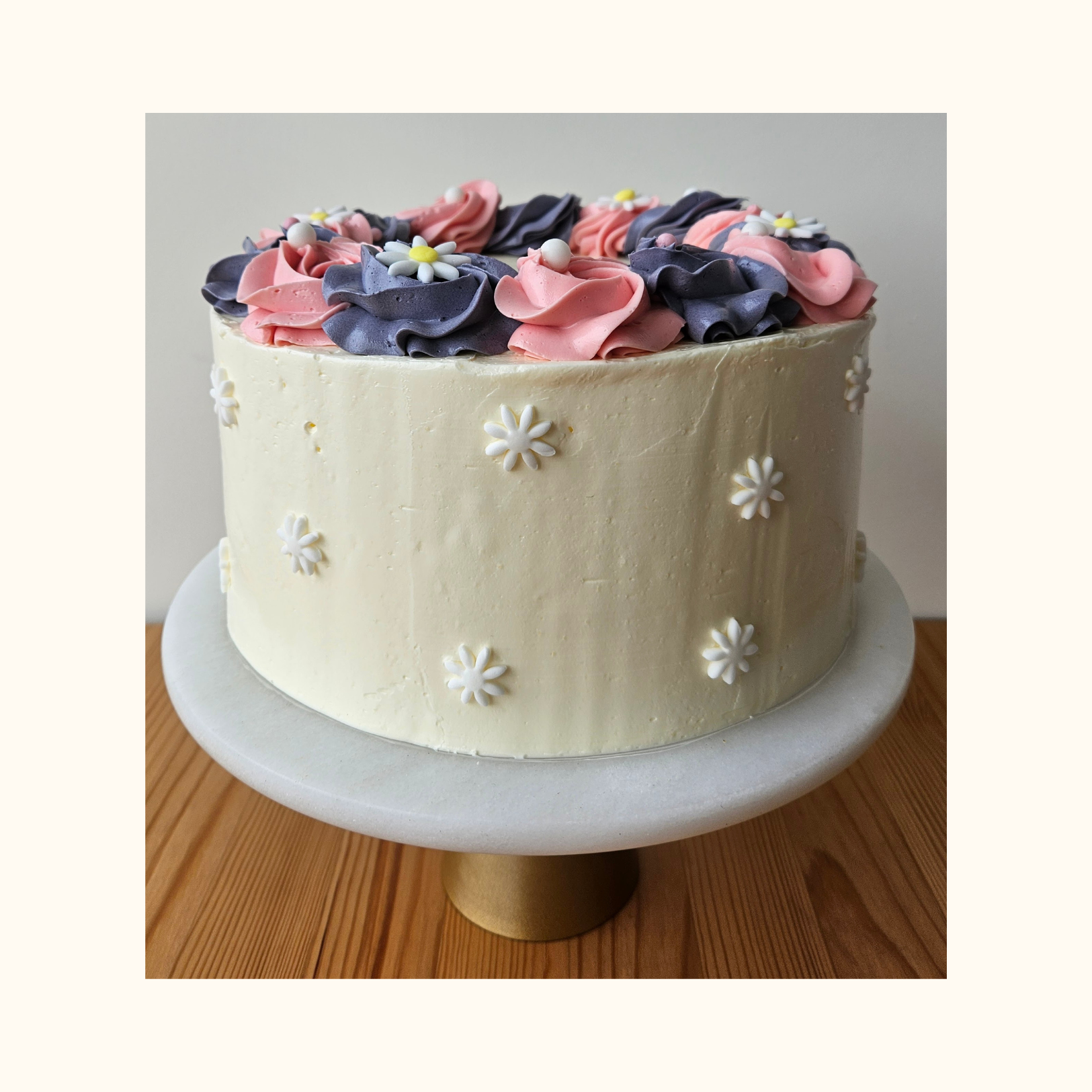 Lavender Daisy Cake - Vegan Ⓥ